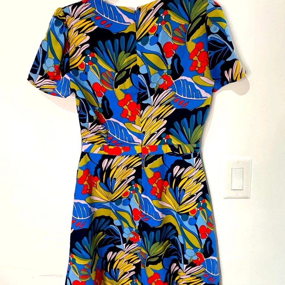 J. Crew Mercantile Wrap Front Floral Mini Dress